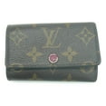 thumbnail image 1 of Pre-Owned LOUIS VUITTON Louis Vuitton Multicle 6 Monogram Key Case Holder M60701 Fuchsia, 1 of 9