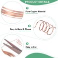 thumbnail image 2 of 99.9% Soft Copper Wire, 21 Gauge 16FT Pure Copper Wire Craft Wire for DIY [0.7mm, 10M], 2 of 7