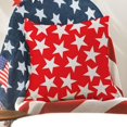 thumbnail image 6 of 4th of July Pillow Covers 18x18 Inch Set of 2, Independence Day Decorations Red Stars Throw Pillows Soft Velvet Farmhouse Holiday Patriotic Cushion Case for Couch Sofa Outdoor Decor, 6 of 6