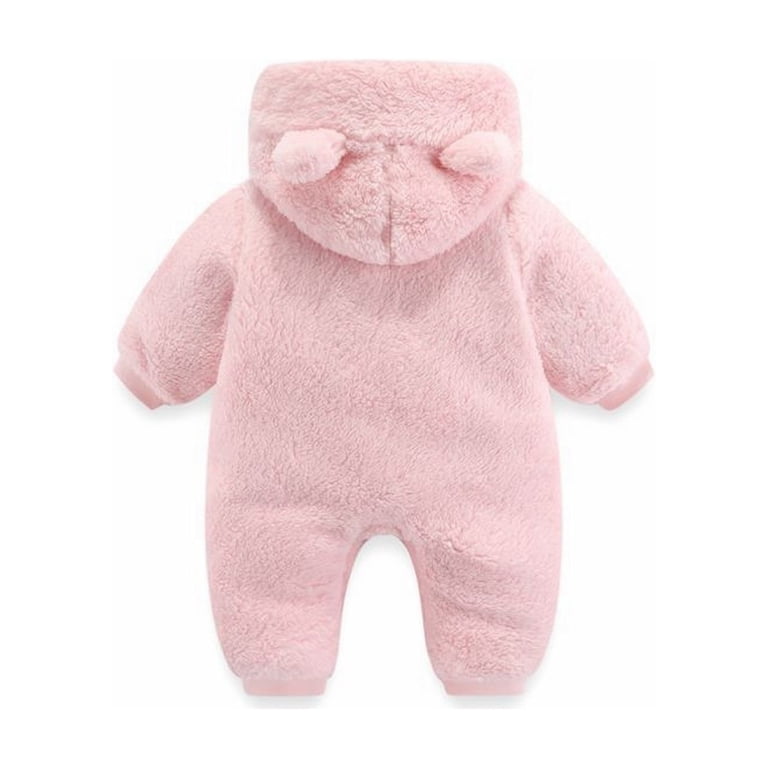 Baby Mädchen Jungen Winterkleidung Schneeanzug Teddybär Onesie Outfit