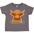 thumbnail image 3 of Inktastic Highland Cow Boys or Girls Toddler T-Shirt, 3 of 5