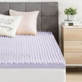 thumbnail image 3 of Best Price Mattress 3" Memory Foam Egg Crate Mattress Topper with Lavender Infusion, Short Queen, 3 of 7