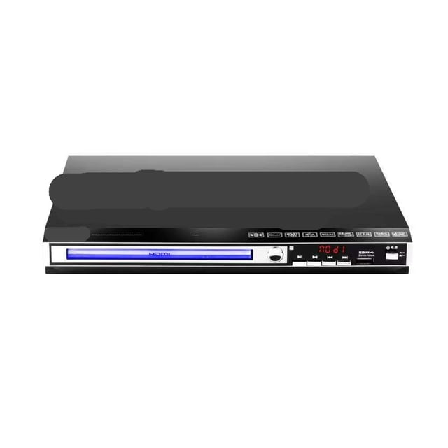 Home DVD Player - Bluetooth USB 5.0 EVD VCD CD Player with PAL/NTSC/AUTO 2 Channel Audio Game ,Easy Operation