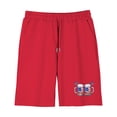 thumbnail image 6 of DJDLJWCJ Girls Outfit Sets Girls Crewneck T Shirts and Elastic Waist Summer Shorts Cute Clothing Sets Red Size 6, 6 of 10