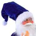 thumbnail image 6 of FUTUREORYY Christmas Celebration 1Pcs Santa Claus Statue Decorative Figurine Blue White For Coffee Table Shelf, 6 of 8