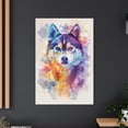 thumbnail image 4 of Alaskan Klee Kai Dog Art Print Poster, Wall art Painting Decor Alaskan Klee Kai Dog Decor Artwork For Bedroom Living Room Bathroom Decor, 4 of 6
