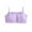 Purple-04, variant on Xfvqtps Girls Bras with Padded Spaghetti Strap Cotton Training Bra for Teen Big Kids Cute Flower Print Bow Comfortable Breathable Girls Bras for 10-16 Years Purple-01
