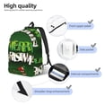 thumbnail image 3 of Disketp Merry Christmas Mochila de Lona Estampada, Mochila Escolar de Viaje Ligera para Estudiantes y Portátil-Small, 3 of 5