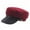 Wine, variant on Hontri French Beret Hat in Sale, Men's and Women's Hats Retro Beret Flat Top Comfortable Breathable Peaked Cap 1Pc Hat Black
