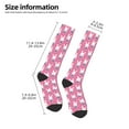 thumbnail image 2 of Yiaed Rabbit Holding Flowers Print Great elasticity Adult Stockings Sports socks for Men and Women, 2 of 6