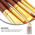 thumbnail image 3 of FUEENIRVA 6pcs Detail Paint Brushes Set Assorted Color for Watercolor Painting Artists Back to School, 3 of 8