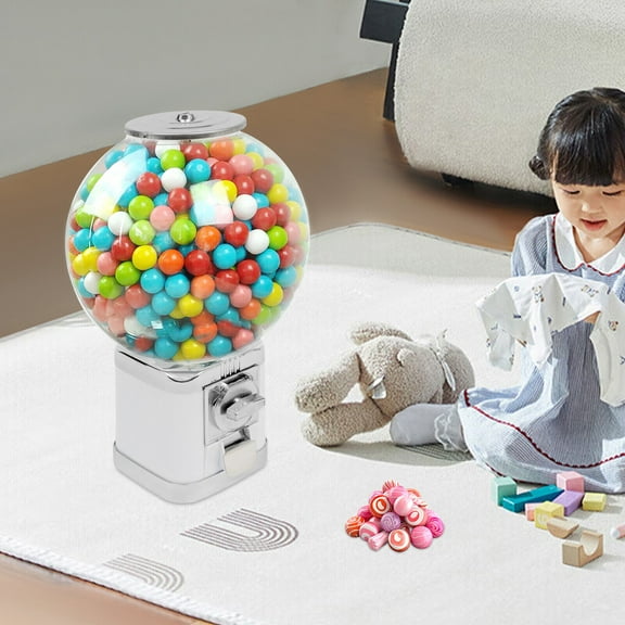 Candy Gumball Capsule Toy Vending Device 1.26in Ball Bulk Vending Machine with Key