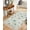 Blue Brown, variant on Coastal Starfish Bathroom Rug 2'x3', Ocean Coral Shell Beach Marine Life Low Profile Front Entryway Rug with Tassels, Woven Cotton Washable Kitchen Mat Carpet for Foyer Bedroom Back Door Decor