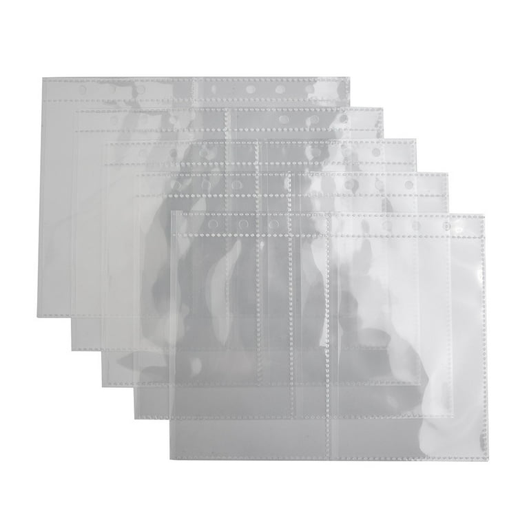 Adhesive Photo Album Leaf 6R Photo Leaf W14.5*21cm(5.709*8.268) 6 Holes  For Ring Binder Folder(20 sheets) - AliExpress