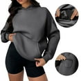thumbnail image 2 of Pantalones deportivos para mujer,Sudadera informal de manga larga para mujer, jersey de poliéster con bolsillo multifuncional, ideal para viajar en avión y estar en casa, sopatenor, 2 of 9
