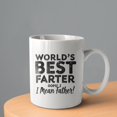 thumbnail image 2 of World's Best Farter Coffee Mugs 15 OZ Sublimation Mugs,Double-sided Printing Ceramic Cups Ceramic Mugs for Coffee,Tea,Hot Cocoa, 2 of 4