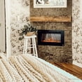 thumbnail image 6 of The Sideline by Touchstone - 28" Wide Recessed Electric Fireplace - Black, 6 of 10