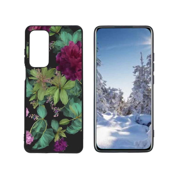 Floral-264 Phone Case, Degined for Motorola MOTO Edge 5G UW Case Men Women, Flexible Silicone Shockproof Case for Motorola MOTO Edge 5G UW