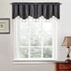 thumbnail image 1 of Cortinas con flecos y ribete de borlas | Elegantes cortinas cortas para dormitorio y sala de estar | Panel individual de 132 x 45 cm | Rojo, gris, azul y amarillo, 1 of 6