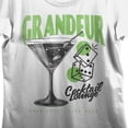 thumbnail image 2 of Grandeur Cocktail Lounge Women's White Short Sleeve Tee-Medium, 2 of 7