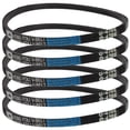 thumbnail image 1 of OUNONA 5Pcs Washing Machine Drive Belt Replacement Durable Black Rubber Belt for Washer Repair, 1 of 8