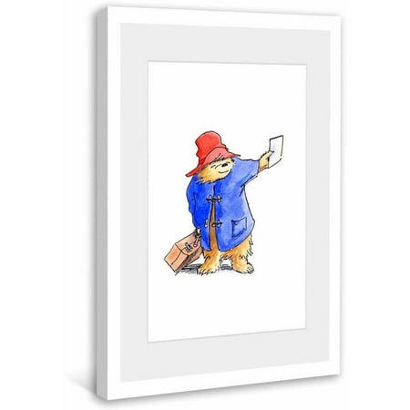 Paddington Bear Train Ticket Framed Art Print