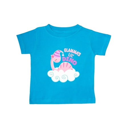 

Inktastic Glamma s Lil Dino with Cute Pink Baby Dinosaur Gift Baby Boy or Baby Girl T-Shirt