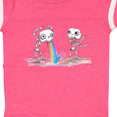 thumbnail image 4 of Inktastic Skeleton Pukes Rainbow Boys or Girls Baby Bodysuit, 4 of 5