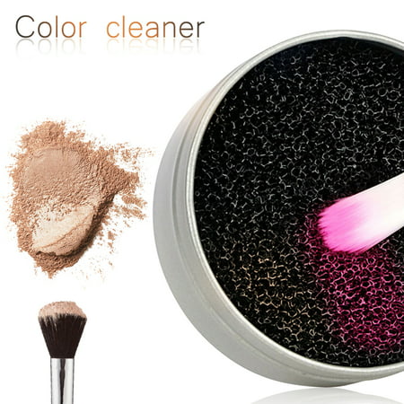 Pinkiou Eyeshadow Makeup Brush Cleaner Sponge Switch Remove Color from Makeup (Best Way To Remove Brush From Land)