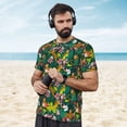 thumbnail image 4 of Wukai Cute Tribal Leopards Print Men's Short-Sleeved Mesh T-Shirt,Quick-Dry Short Sleeve Workout T-Shirt-XX-Large, 4 of 8