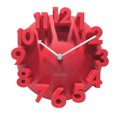 thumbnail image 1 of Puntero del reloj Número 3D Reloj de pared Oficina en casa Reloj de pared Decoración Suministros de regalo de bricolaje, Rojo Eigraketly HA003574-02B, 1 of 6