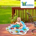thumbnail image 6 of Bundaloo Infant Pool Splash Mat Inflatable with Backrest & Stackable Ring Toys | Summer Fun Activity for Baby Toddlers | Easy Setup, 6 of 6