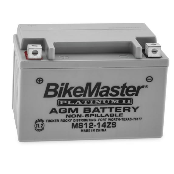 BikeMaster AGM Platinum II Battery MS12-14ZS For Honda VT1100C Shadow Spirit 1997-2000