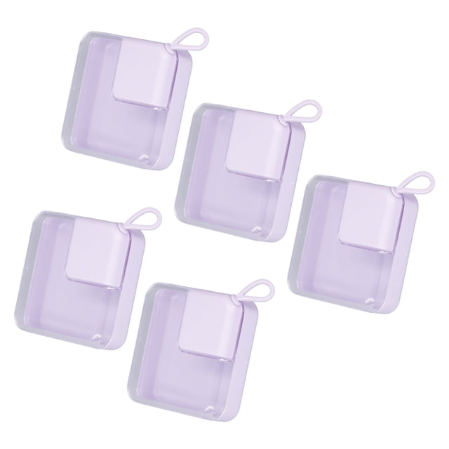 Powder Puff Travel Case, Powder Puff Holder Case 5pcs for Outdoor Use for Earrings