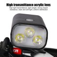 thumbnail image 3 of LED MTB bicicleta faro USB recargable impermeable 1500LM luces de bicicleta Ehuebsd Accesorios para bicicletas, 3 of 8