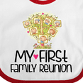 thumbnail image 4 of Inktastic My First Family Reunion Boys or Girls Baby Bib, 4 of 4