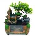 thumbnail image 4 of Tabletop Rockery Fountain, Indoor Small Rockery Water Fountain with LED Lamp, Tabletop Relaxing Rockery Waterfall Home Decor Suitable for Living Room, Bedroom, Office 110V, 4 of 13