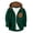 03407-Blackish Green, variant on Mens Flannel Hoodie Shirts Casual Long Sleeve Hoodie Shirt Jacket for Men Button Down Flannel Plaid Shackets with Hood