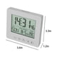 thumbnail image 3 of Reloj despertador digital con iluminación de fondo, pantalla LCD, monitor de temperatura, alarma con repetición, reloj inteligente, calendario, reloj electrónico, 3 of 6