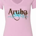 thumbnail image 4 of Inktastic Aruba Women's V-Neck T-Shirt, 4 of 5