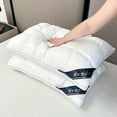 thumbnail image 6 of Luxury 5-Star Hotel Quality Pillows 19x29 Inches Deep Sleep Neck Support Low Allergy Polyester Fiber Cover Soft Texture Surface, 6 of 10