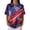 #02 Dark Blue, variant on 250 Years Of Freedom T-Shirts for Women 1776-2026 Stars and Stripes Print Button Down V-Neck Polo Shirts Freedom Regular Fit Soft Spring Daily Tees,S,#02 Watermelon Red