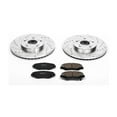 thumbnail image 3 of PowerStop Front Z23 Evolution Sport Carbon-Fiber Ceramic Brake Pad and Drilled & Slotted Rotor Kit Fits: HONDA Select Models K2302, 3 of 10
