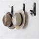 thumbnail image 4 of 6PCS Wall Mounted Coat Hooks, Retro Coat Hooks, Wall Mounted Metal Hooks, Black Robe Hooks, Towel Hook, Hat Hook, Door Hook for Bathroom Kitchen.., 4 of 5