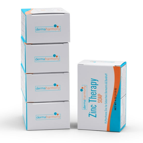 1% Zinc Pyrithione (ZNP BAR) Soap (4 oz) - 5 Bars