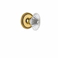thumbnail image 5 of Grandeur Solbur_Sd_Na Soleil Solid Brass Rose Single Dummy Door Knob - Brass, 5 of 6