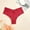 Red, variant on TMOYZQ Womens Plus Size Bikini Underwear Sexy Criss Cross Lace Thongs Comfort Mid-Waist Cheeky Briefs Breathable Tummy Control G-string