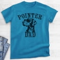 thumbnail image 2 of Pointer Dad T-shirt, Unisex Men's Shirt, German Shorthaired Pointer GSP Owner, Best Dog Dad Gift, Heather Blue, Medium, 2 of 6