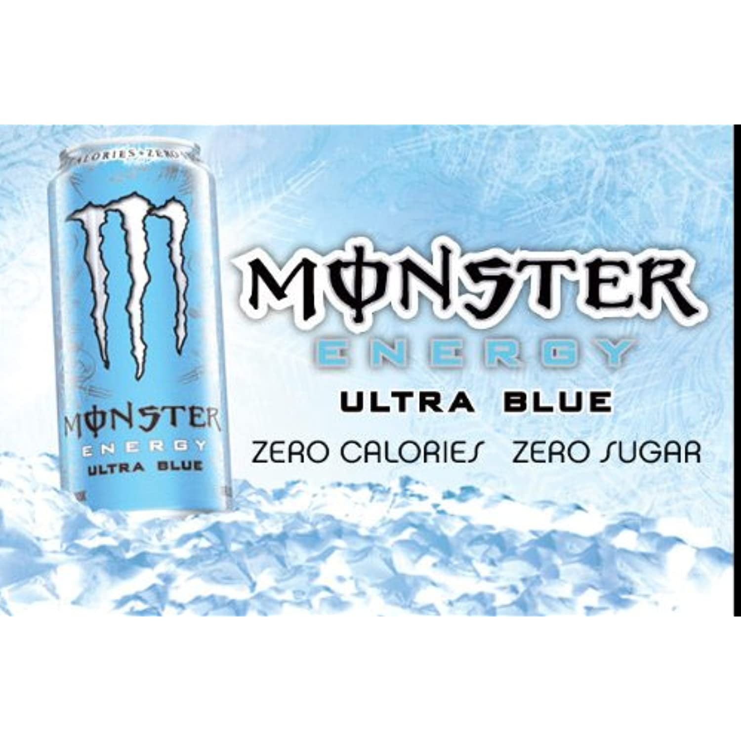 Monster Energy Ultra Blue 16Fl Oz (Pack Of 8)