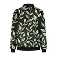 thumbnail image 5 of Ftwytp Zip Up Jacket Women Gym Fleece Sweatshirt Oversized Sports Workout Runing Baseball Coat Long Sleeve Color Blocked Casual Loose Sweater, 5 of 5